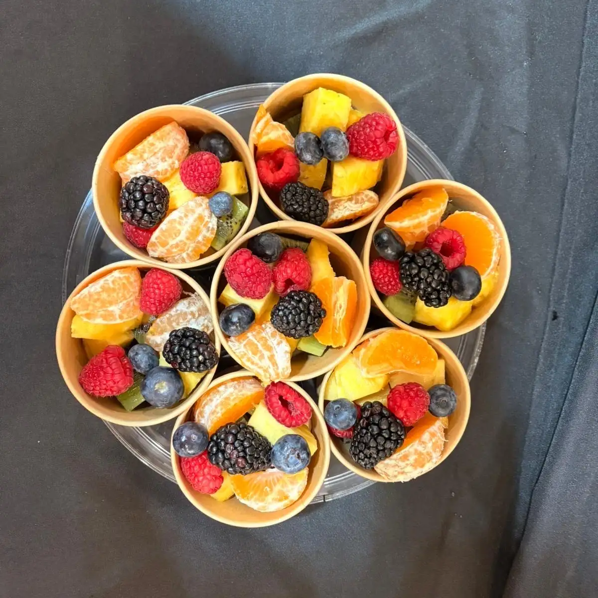 Pots de fruits frais par 6